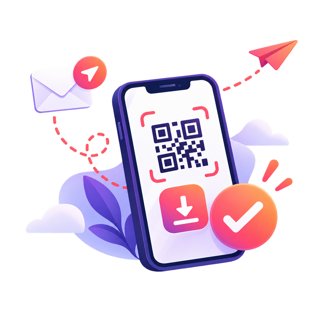Phone scanning an eSIM QR code